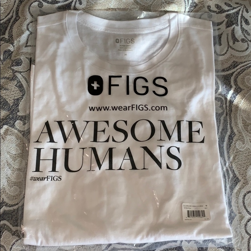 Figs awesome humans long sleeve t shirt